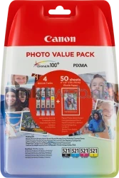 Canon CLI-521 Photo Multipack zwart en kleur Product only