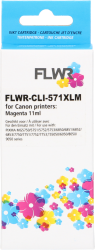 FLWR Canon CLI-571XL magenta Front box
