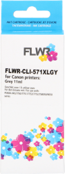 FLWR Canon CLI-571XL grijs Front box