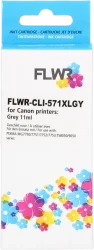 FLWR Canon CLI-571XL grijs Front box