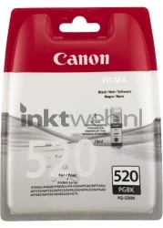 Canon PGI-520BK zwart Front box