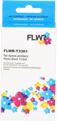FLWR Epson 33XL (T3361) foto zwart Front box