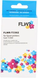 FLWR Epson 33XL (T3362) cyaan Front box