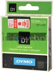 Dymo  D1 45015  op  breedte 12 mm Front box