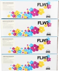 FLWR HP 305A 4-pack zwart en kleur Front box