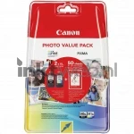 Canon PG-540XL/CL-541XL Multipack  met fotopapier zwart en kleur (M) zwart en kleur