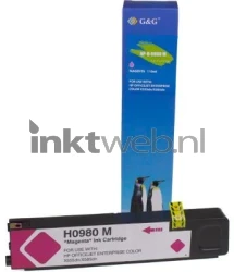 Huismerk HP 980XL magenta Diverse