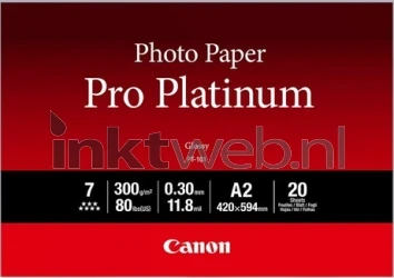 Canon PT-101 Professioneel A2 Fotopapier Platinum Product only