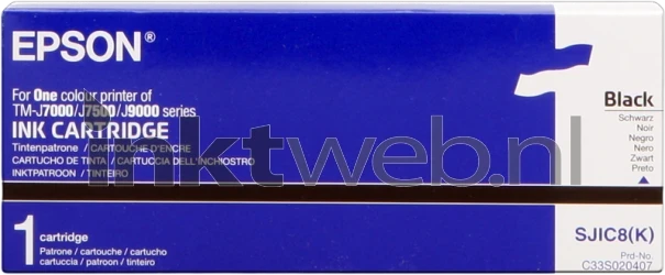 Epson S020407 zwart Front box