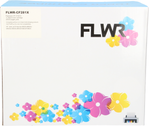 FLWR HP 81X zwart Front box