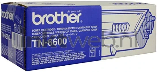 Brother TN-6600 zwart Front box