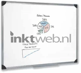 5 Star Magnetisch whiteboard 60 x 90 cm gelakt staal Product only