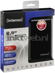 Intenso 2.5 HDD 500GB USB 3.0 zwart Product only