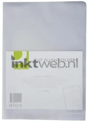 Q-Connect L-map 90 micron van PP transparant Front box