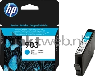 HP 903 cyaan Combined box and product