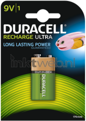 Duracell 9V Rechargeable, 170 mAh Product only