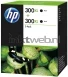 HP 300XL 2-pack zwart
