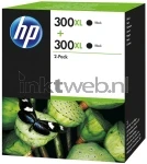 HP 300XL 2-pack zwart