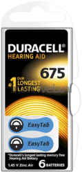Duracell DA675 Easytab Product only