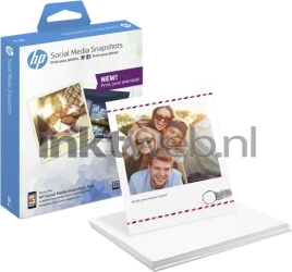 HP  Snapshot Fotopapier 10x13 Halfglanzend |  | 265 gr/m² 25 stuks Combined box and product