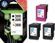 HP 300 3-pack zwart en kleur (Origineel)