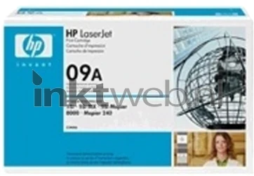 HP 09A zwart Front box