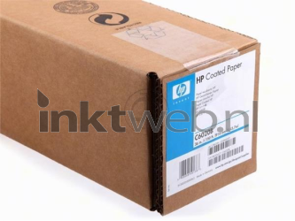 HP Coated papier rol 36 Inch wit Front box