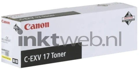 Canon C-EXV 17 geel Front box