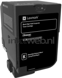 Lexmark 74C2HKE zwart Product only