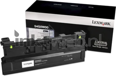 Lexmark 54G0W00 toner opvangbak Combined box and product