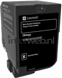 Lexmark 74C2SKE zwart Product only