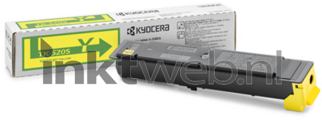 Kyocera Mita TK-5205Y geel Combined box and product