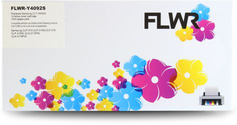 FLWR Samsung P4092C rainbow kit zwart en kleur Product only