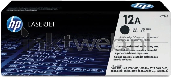 HP 12A toner zwart Front box