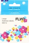 FLWR Dymo  99012 adreslabel 36 mm x 89 mm  wit