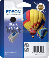 Epson T019 zwart Front box