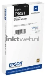 Epson T9081 zwart Front box