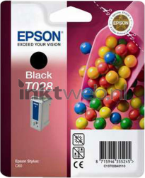 Epson T028 zwart Front box
