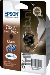 Epson T0321 twinpack zwart Front box