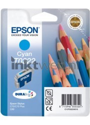 Epson T0322 cyaan Front box