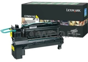 Lexmark C792 (24B6589) geel Combined box and product