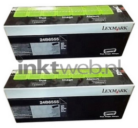 Lexmark 24B6555 zwart Front box