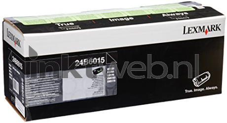 Lexmark 24B6015 zwart Front box