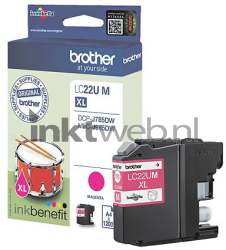 Brother LC-22U XL magenta Combined box and product
