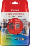 Canon CLI-526 4-pack met fotopapier zwart en kleur