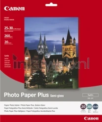 Canon  SG-201 fotopapier Halfglanzend |  | 260 gr/m² 20 vellen Front box