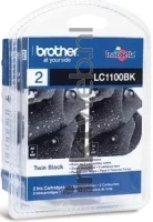 Brother LC-1100BK 2-pack (Opruiming Blister) zwart
