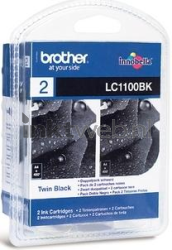 Brother LC-1100BK 2-pack zwart Front box