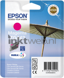 Epson T0443 magenta Front box