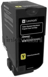 Lexmark 74C2SY0 geel Product only